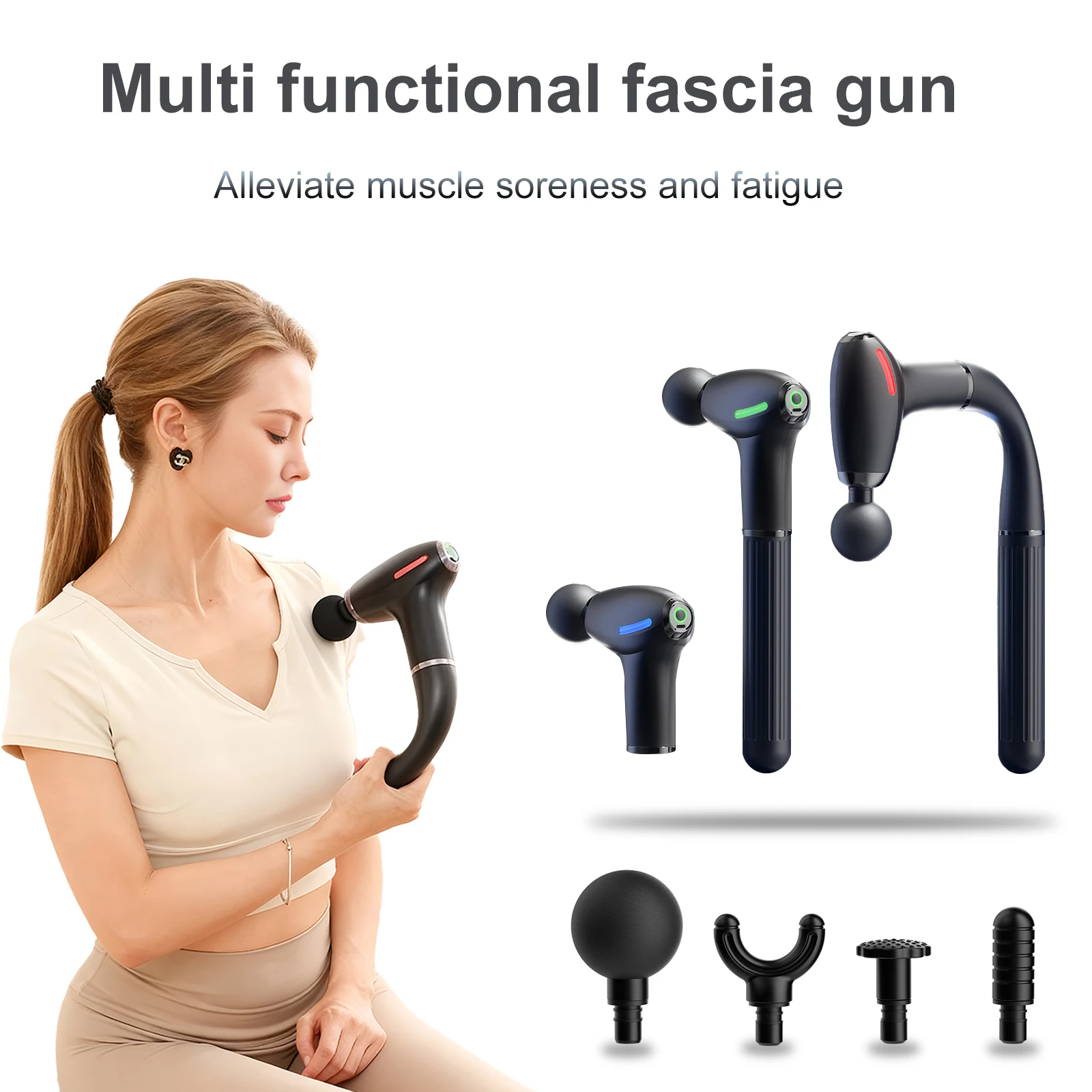 Health Wellness Massage - Pistola per fascia funzionale Mulit con