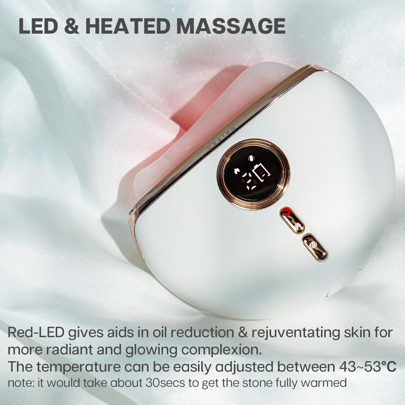 Dispositivo Gua Sha LED VRAIKO - Jade Gua Sha Tool recensione e prezzo